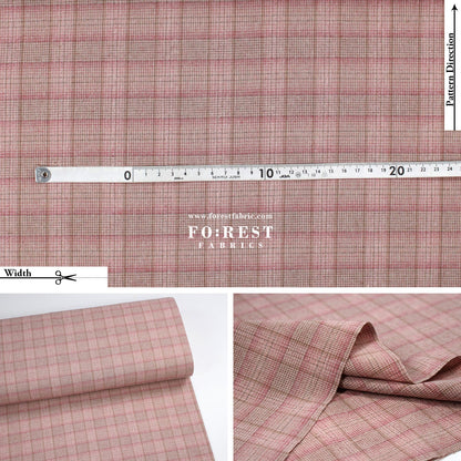 Yarn dyed cotton - Check5 fabric - FO:REST Fabric 布恩堂Liberty fabrictana lawnjapanese fabricykk zipper
