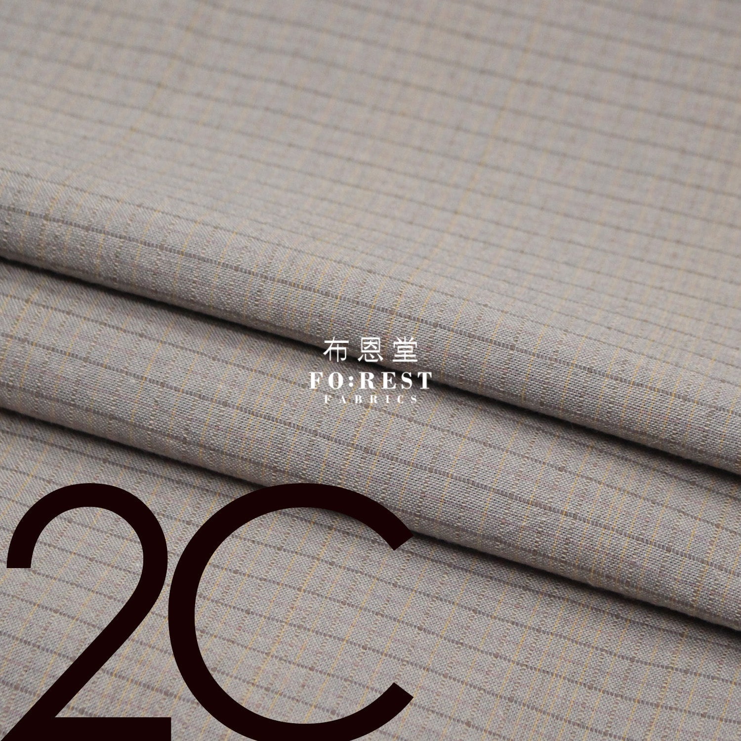 Yarn dyed cotton - Grid 2 fabric Yarn dyed cotton