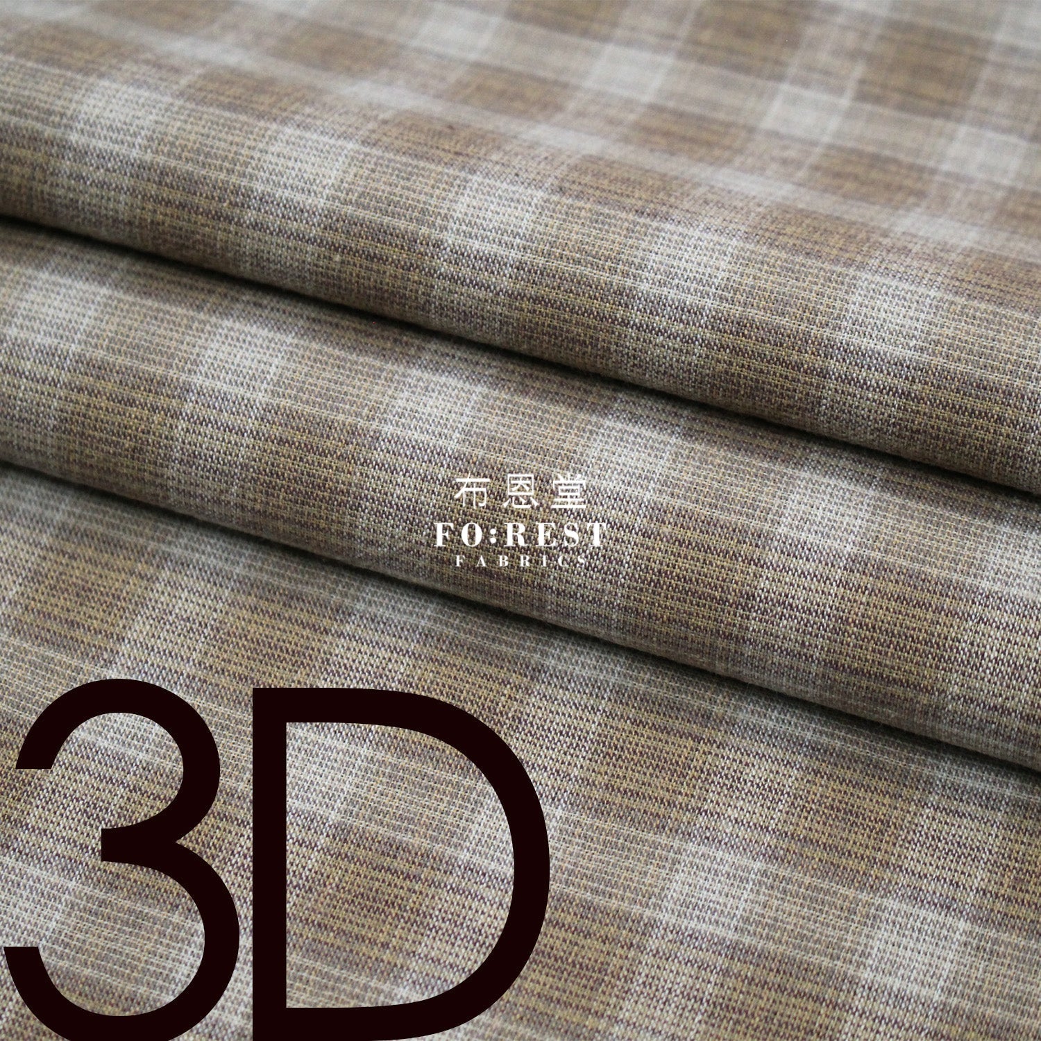 Yarn dyed cotton - Grid 3 fabric - FO:REST Fabric 布恩堂Liberty fabrictana lawnjapanese fabricykk zipper