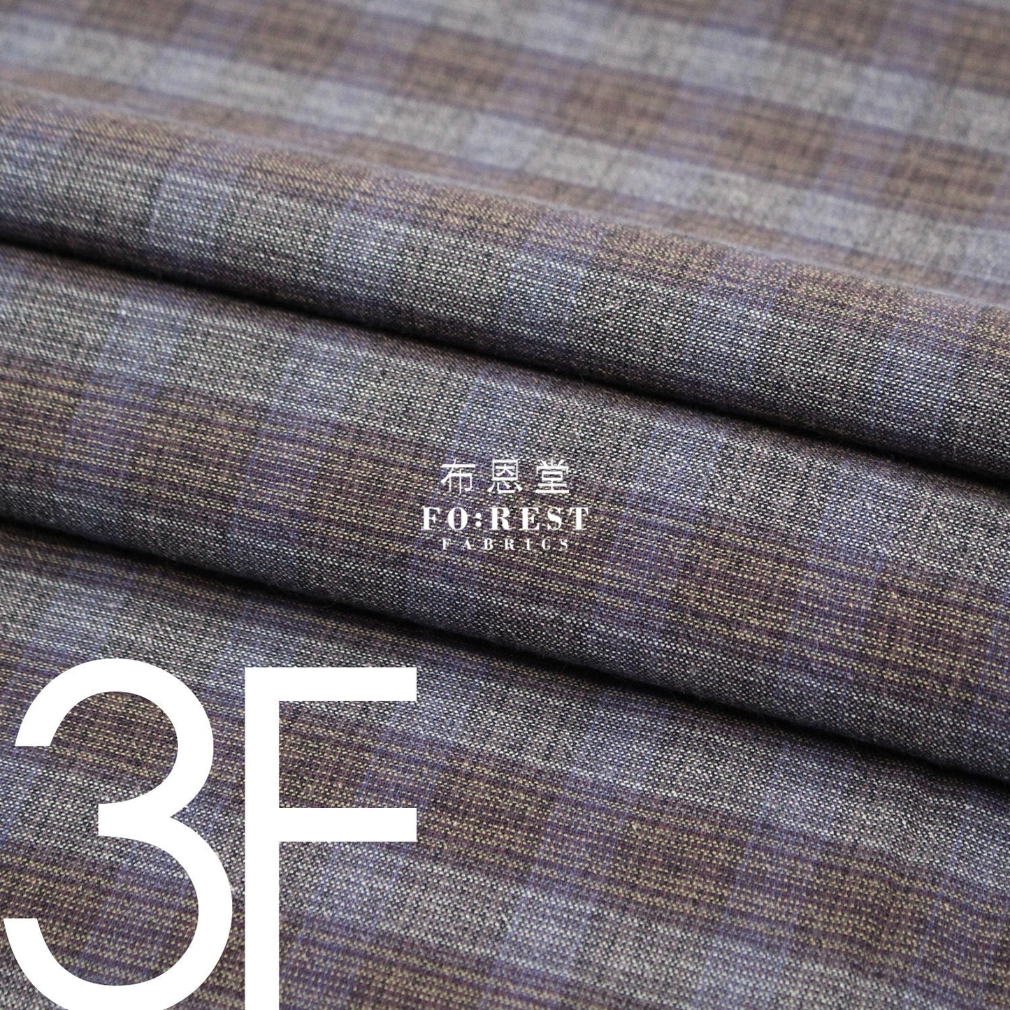 Yarn dyed cotton - Grid 3 fabric - FO:REST Fabric 布恩堂Liberty fabrictana lawnjapanese fabricykk zipper