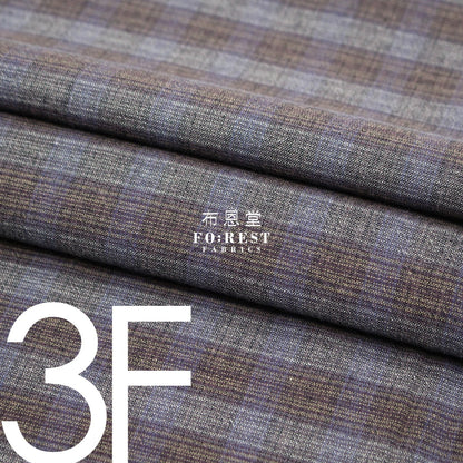 Yarn dyed cotton - Grid 3 fabric - FO:REST Fabric 布恩堂Liberty fabrictana lawnjapanese fabricykk zipper