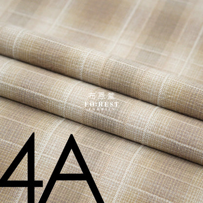 Yarn dyed cotton - Grid 4 fabric - FO:REST Fabric 布恩堂Liberty fabrictana lawnjapanese fabricykk zipper