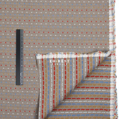 Yarn dyed cotton - Grid 5 fabric - FO:REST Fabric 布恩堂Liberty fabrictana lawnjapanese fabricykk zipper