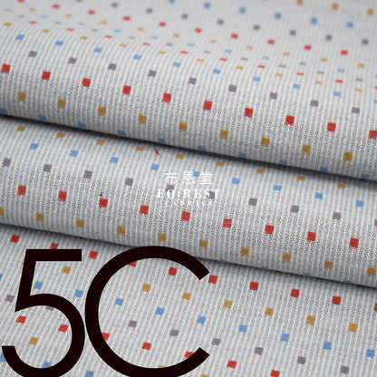 Yarn dyed cotton - Grid 5 fabric - FO:REST Fabric 布恩堂Liberty fabrictana lawnjapanese fabricykk zipper