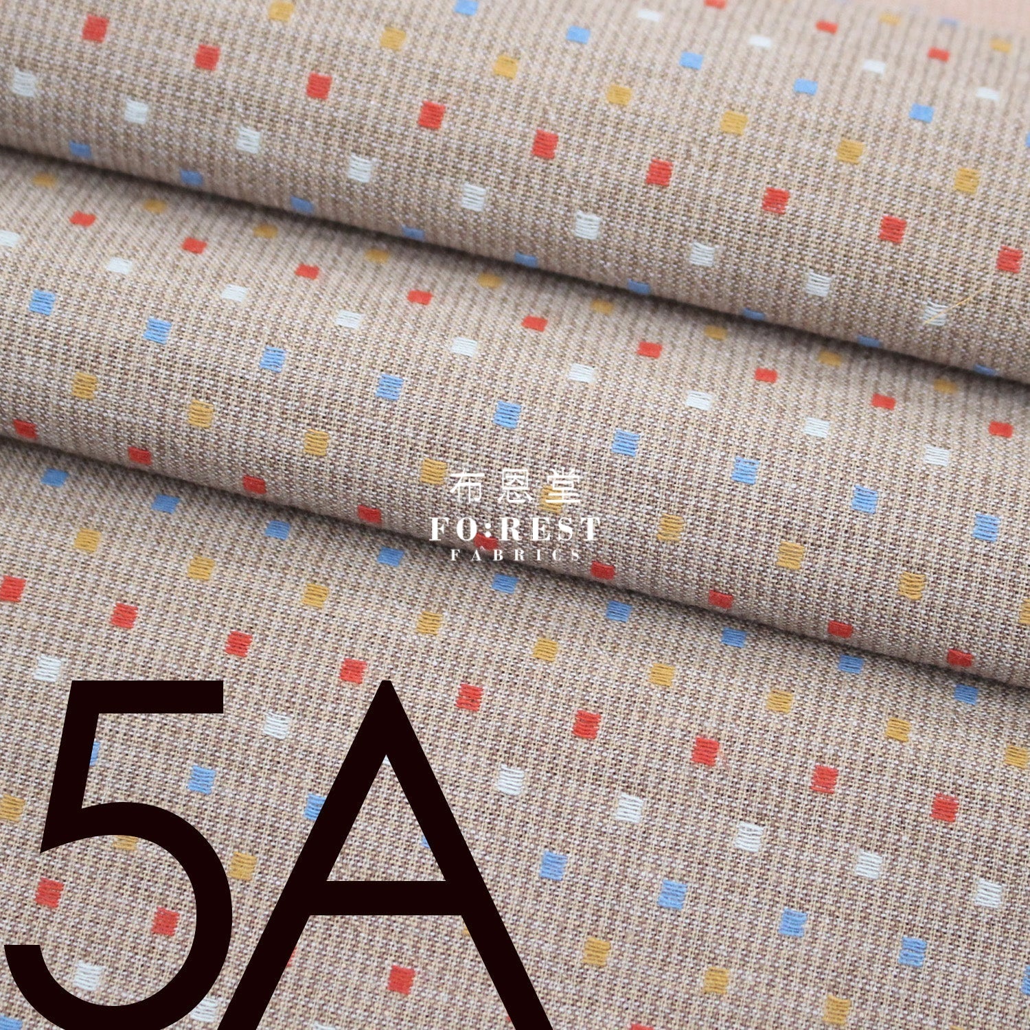 Yarn dyed cotton - Grid 5 fabric - FO:REST Fabric 布恩堂Liberty fabrictana lawnjapanese fabricykk zipper