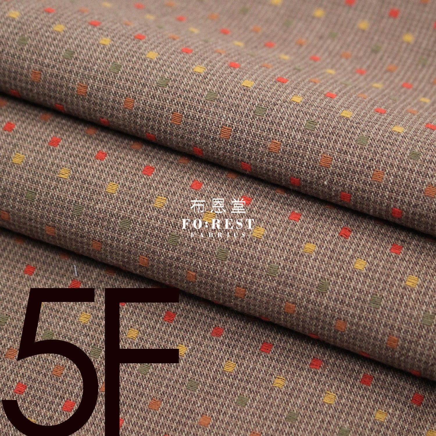 Yarn dyed cotton - Grid 5 fabric - FO:REST Fabric 布恩堂Liberty fabrictana lawnjapanese fabricykk zipper