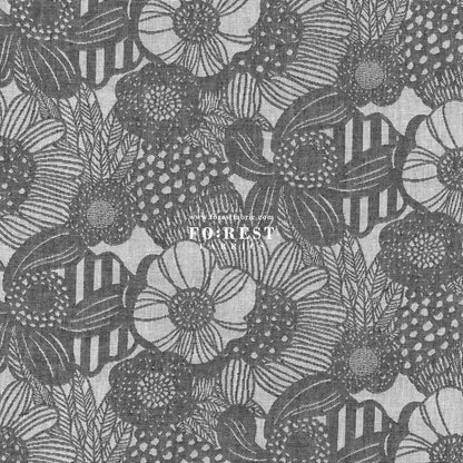 Yarn Dyed Cotton Jacquard - Art Flower - FO:REST Fabric 布恩堂Liberty fabrictana lawnjapanese fabricykk zipper