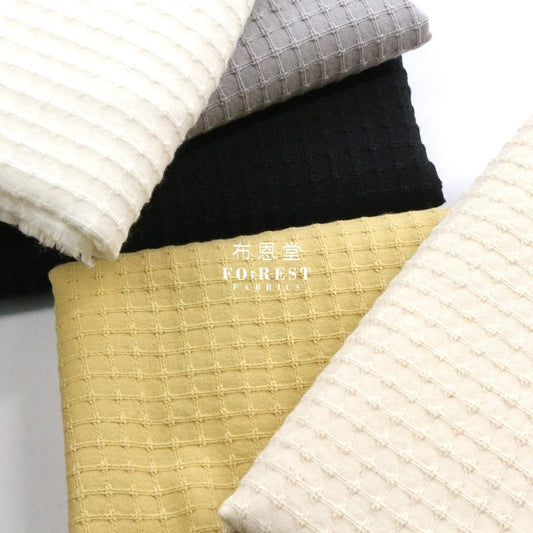 Yarn dyed cotton - Solid Sashiko fabric 刺子織 - FO:REST Fabric 布恩堂Liberty fabrictana lawnjapanese fabricykk zipper