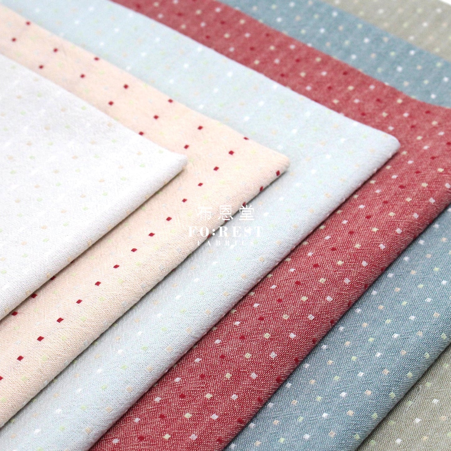Yarn dyed cotton - Square 1 fabric - FO:REST Fabric 布恩堂Liberty fabrictana lawnjapanese fabricykk zipper