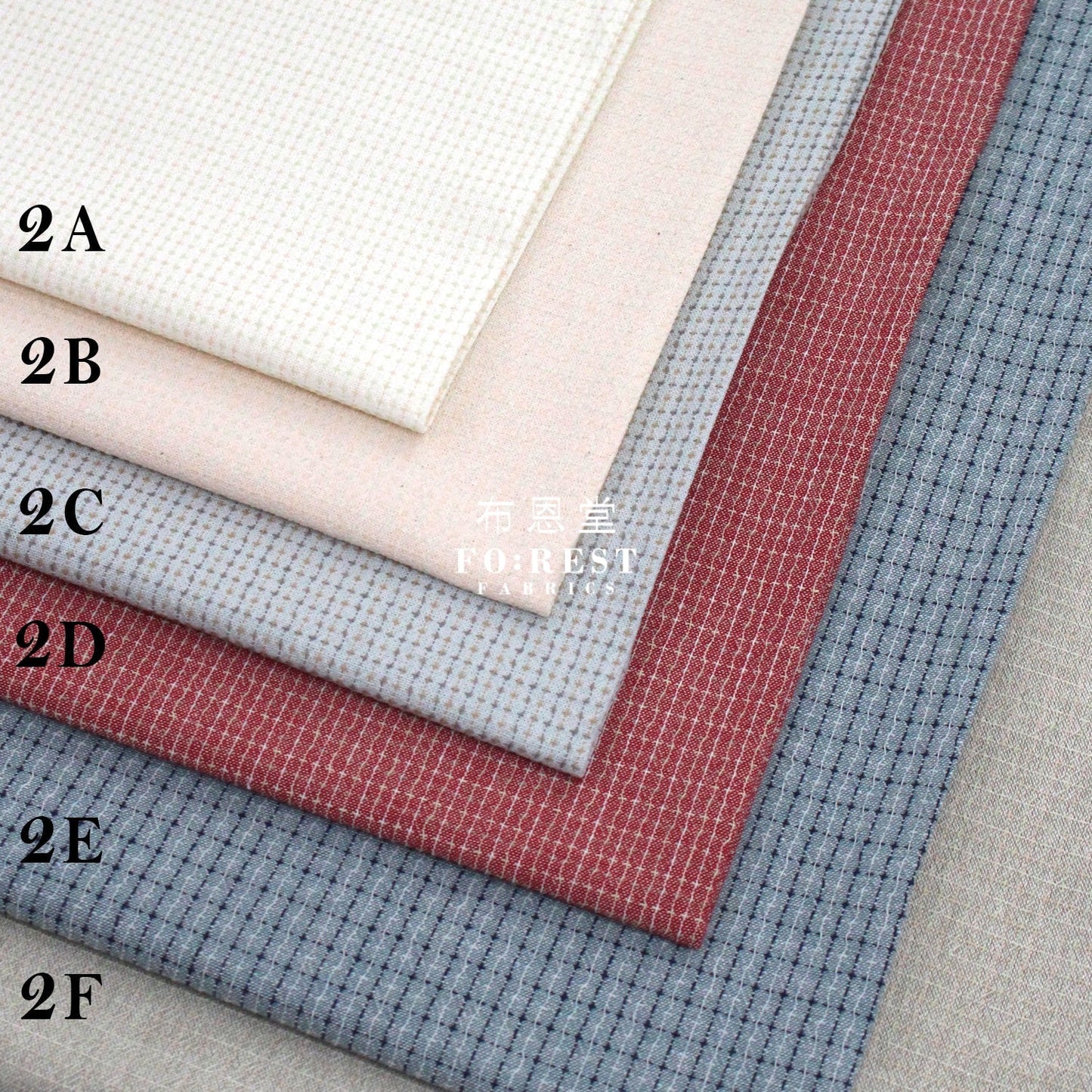 Yarn dyed cotton - Square 2 fabric - FO:REST Fabric 布恩堂Liberty fabrictana lawnjapanese fabricykk zipper