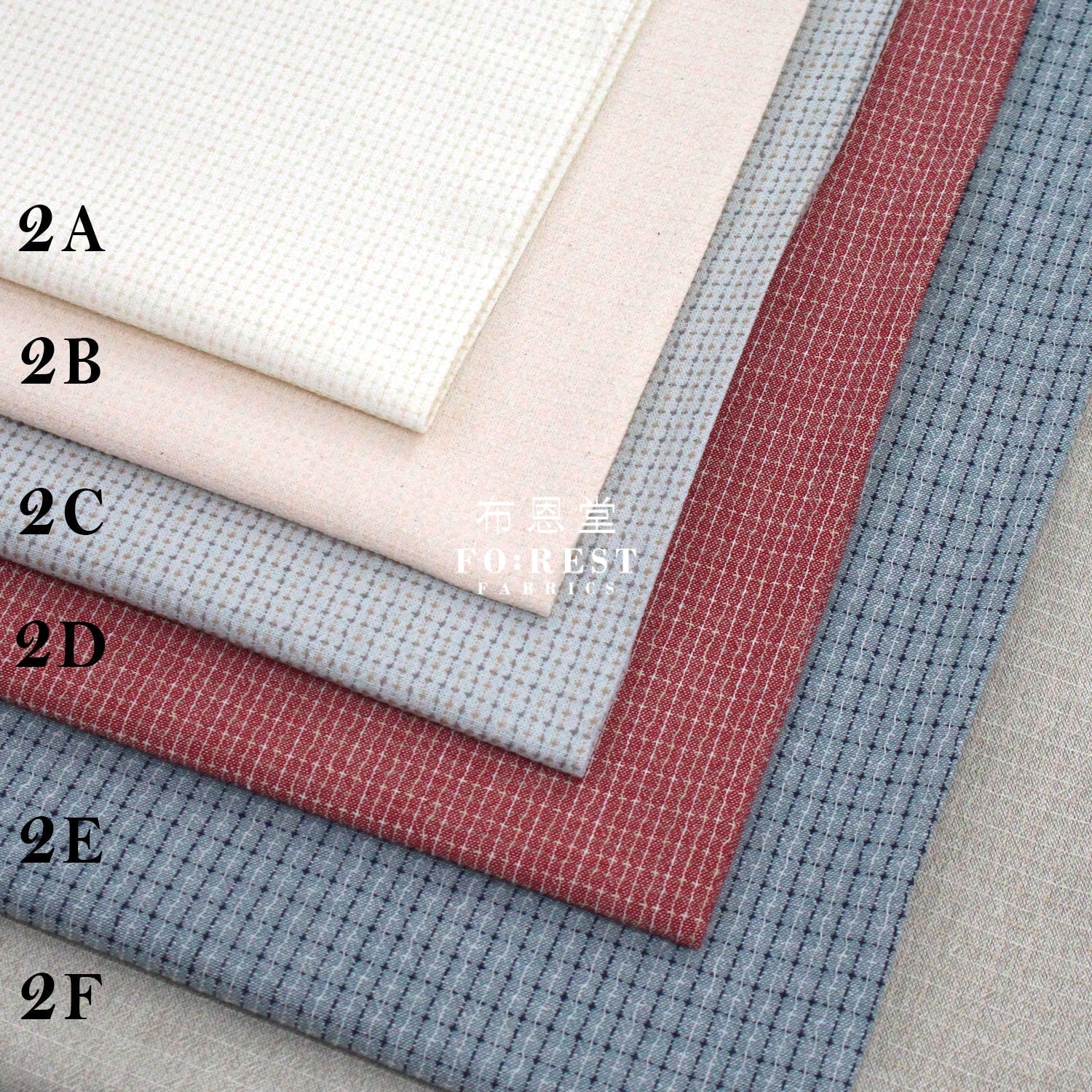 Yarn dyed cotton - Square 2 fabric - FO:REST Fabric 布恩堂Liberty fabrictana lawnjapanese fabricykk zipper