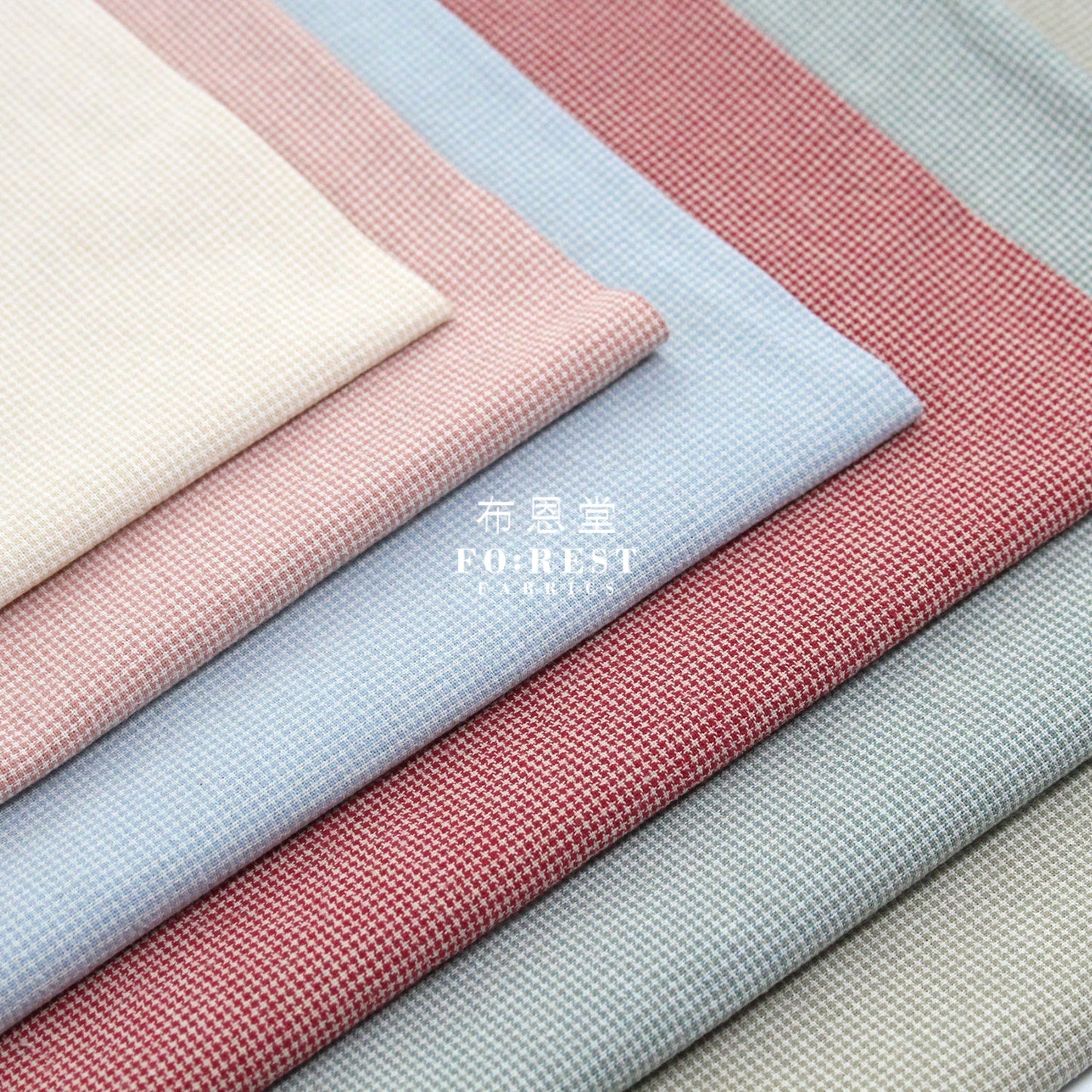Yarn dyed cotton - Square 3 fabric - FO:REST Fabric 布恩堂Liberty fabrictana lawnjapanese fabricykk zipper