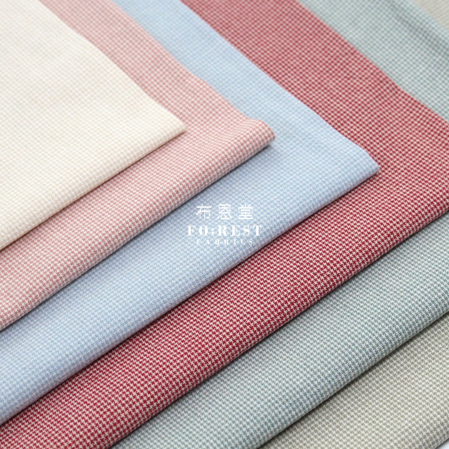 Yarn dyed cotton - Square 3 fabric - FO:REST Fabric 布恩堂Liberty fabrictana lawnjapanese fabricykk zipper