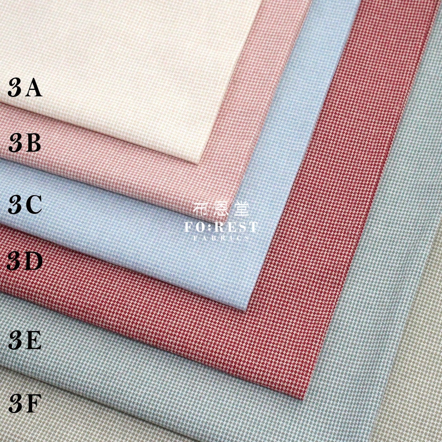 Yarn dyed cotton - Square 3 fabric - FO:REST Fabric 布恩堂Liberty fabrictana lawnjapanese fabricykk zipper
