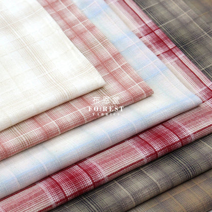 Yarn dyed cotton - Square 4 fabric - FO:REST Fabric 布恩堂Liberty fabrictana lawnjapanese fabricykk zipper