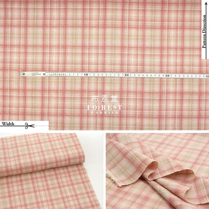 Yarn dyed cotton - Square 4 fabric - FO:REST Fabric 布恩堂Liberty fabrictana lawnjapanese fabricykk zipper