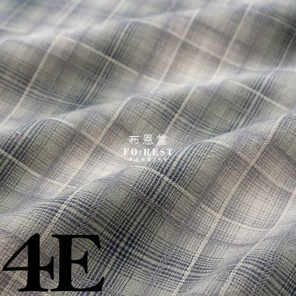 Yarn dyed cotton - Square 4 fabric - FO:REST Fabric 布恩堂Liberty fabrictana lawnjapanese fabricykk zipper