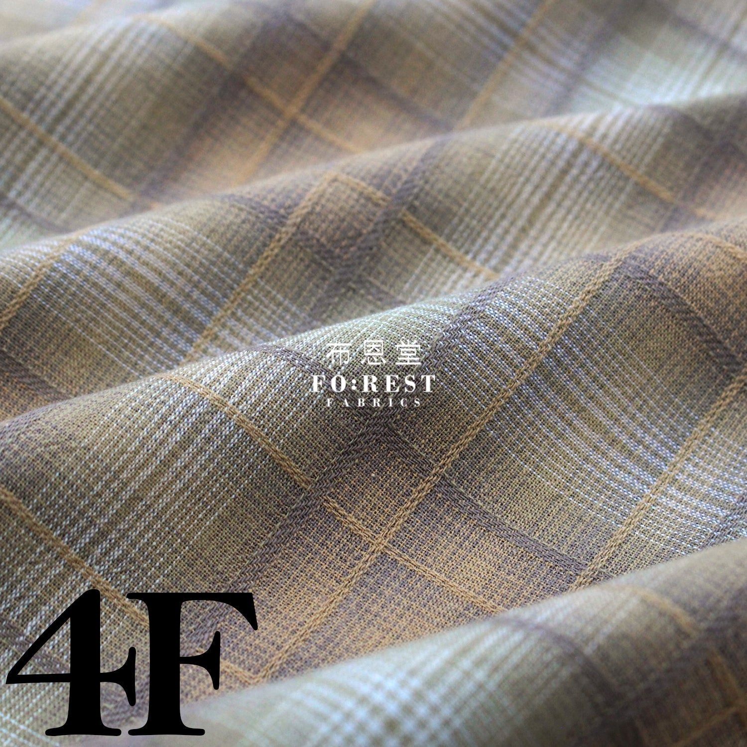 Yarn dyed cotton - Square 4 fabric - FO:REST Fabric 布恩堂Liberty fabrictana lawnjapanese fabricykk zipper