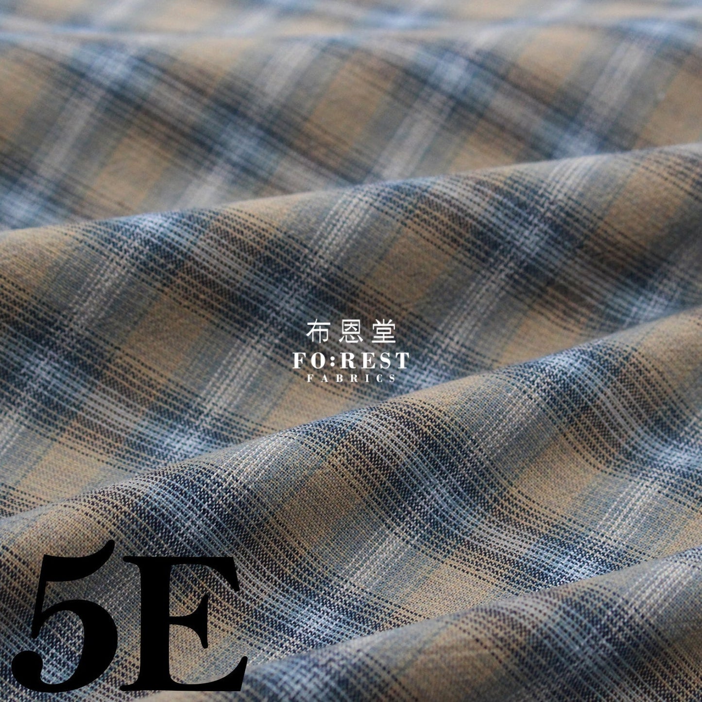 Yarn dyed cotton - Square 5 fabric - FO:REST Fabric 布恩堂Liberty fabrictana lawnjapanese fabricykk zipper