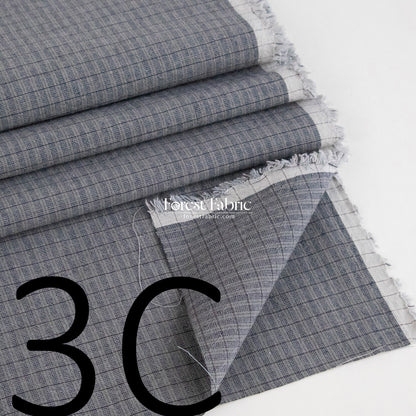 Yarn dyed cotton - Square100 3 fabric - FO:REST Fabric 布恩堂Liberty fabrictana lawnjapanese fabricykk zipper