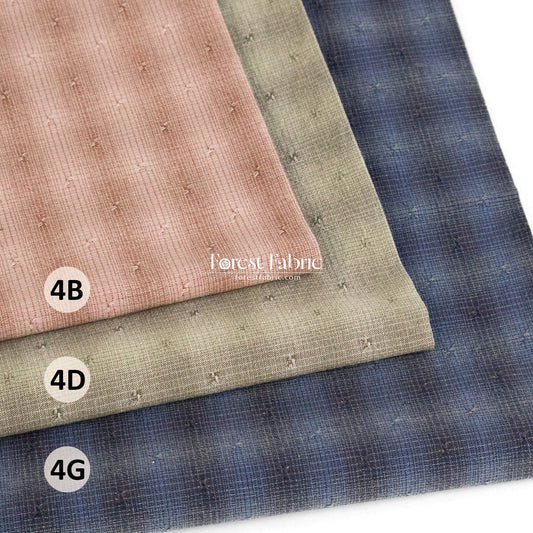 Yarn dyed cotton - Square100 4 fabric - FO:REST Fabric 布恩堂Liberty fabrictana lawnjapanese fabricykk zipper
