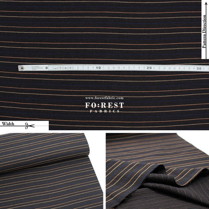 Yarn dyed cotton - strip fabric - FO:REST Fabric 布恩堂Liberty fabrictana lawnjapanese fabricykk zipper