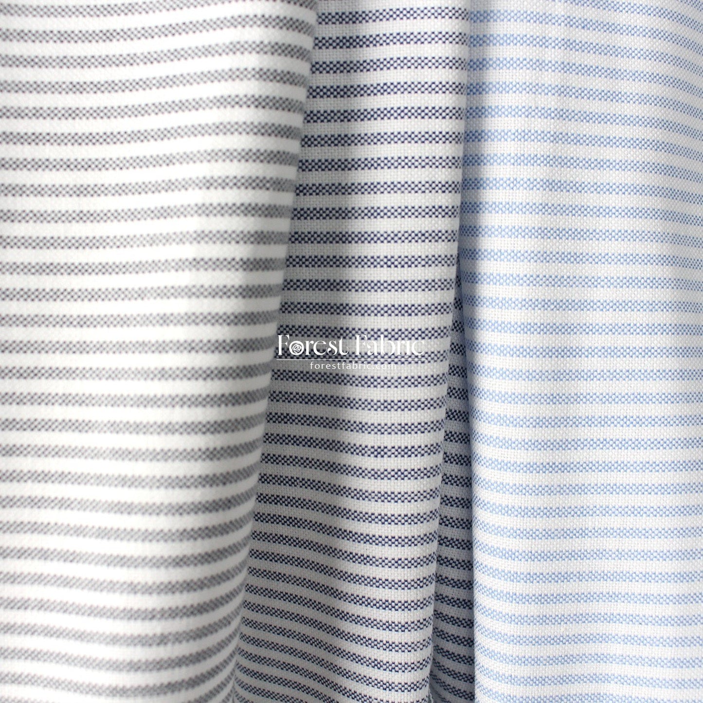 Yarn dyed cotton - strip fabric - FO:REST Fabric 布恩堂Liberty fabrictana lawnjapanese fabricykk zipper