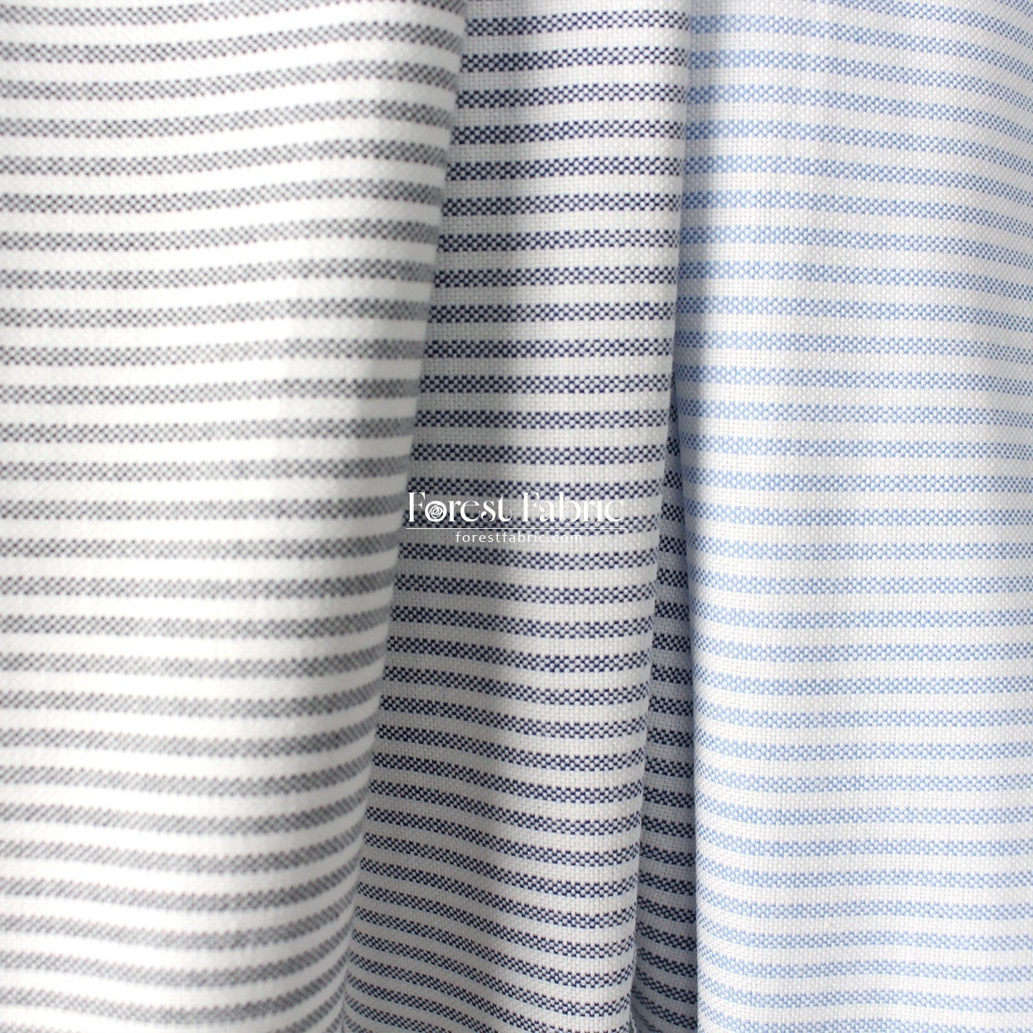 Yarn dyed cotton - strip fabric - FO:REST Fabric 布恩堂Liberty fabrictana lawnjapanese fabricykk zipper