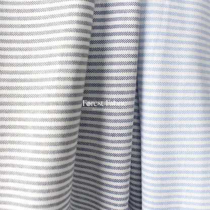 Yarn dyed cotton - strip fabric - FO:REST Fabric 布恩堂Liberty fabrictana lawnjapanese fabricykk zipper