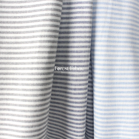 Yarn dyed cotton - strip fabric - FO:REST Fabric 布恩堂Liberty fabrictana lawnjapanese fabricykk zipper