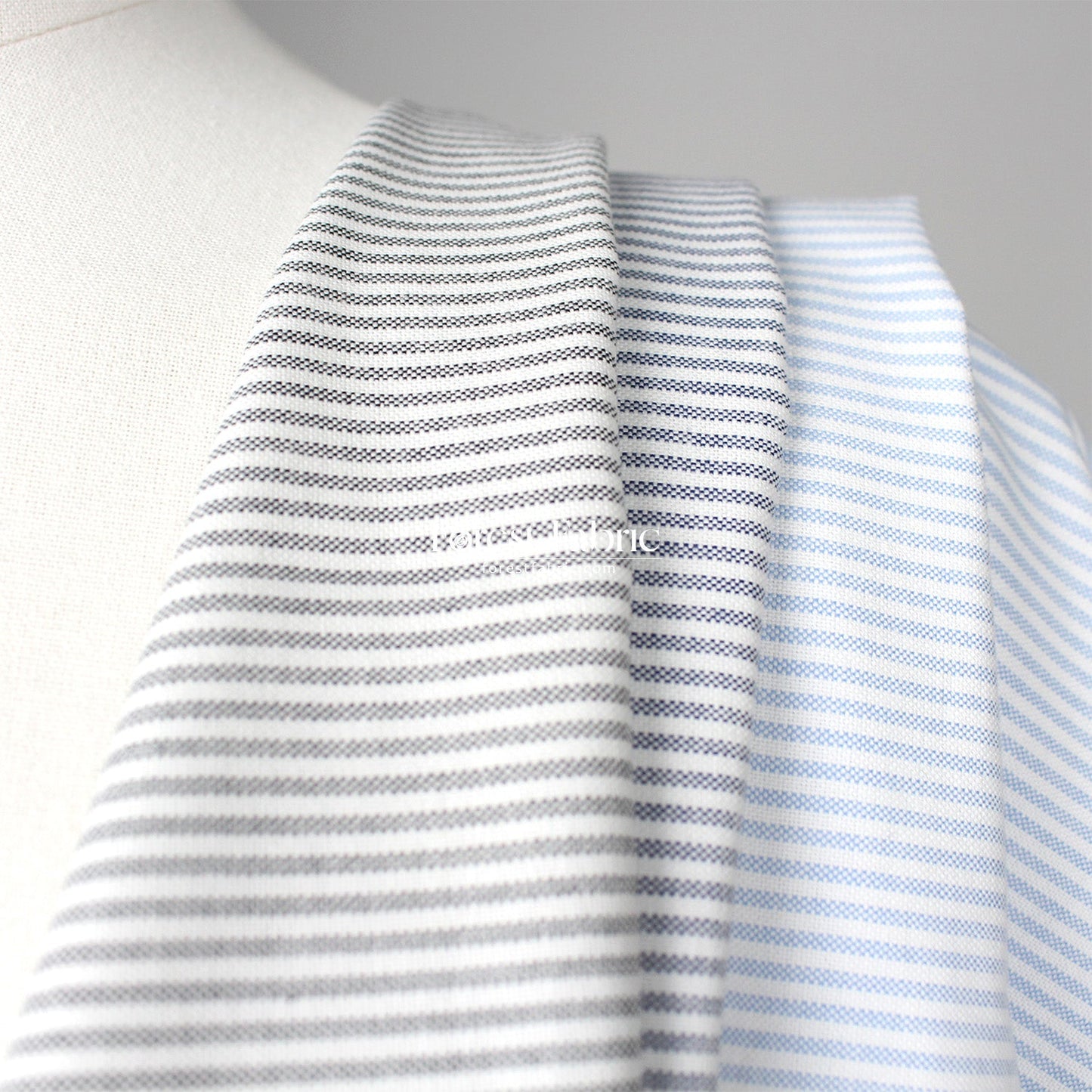 Yarn dyed cotton - strip fabric - FO:REST Fabric 布恩堂Liberty fabrictana lawnjapanese fabricykk zipper
