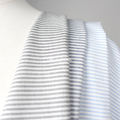 Yarn dyed cotton - strip fabric - FO:REST Fabric 布恩堂Liberty fabrictana lawnjapanese fabricykk zipper
