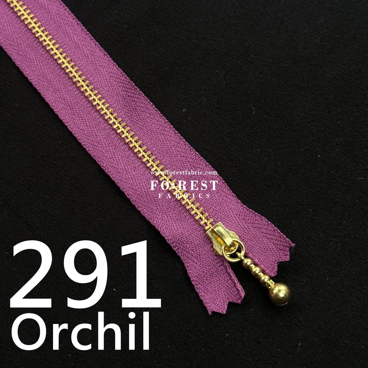 YKK 12cm Zipper Golden - FO:REST Fabric 布恩堂Liberty fabrictana lawnjapanese fabricykk zipper