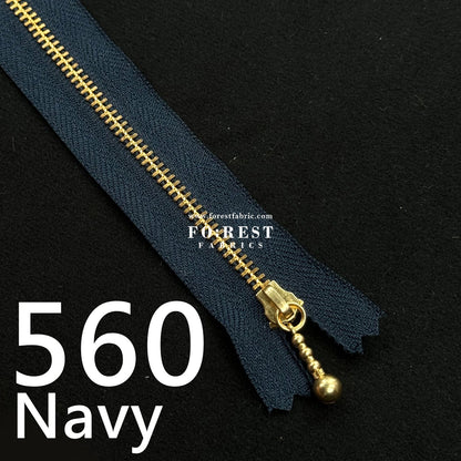 YKK 12cm Zipper Golden - FO:REST Fabric 布恩堂Liberty fabrictana lawnjapanese fabricykk zipper