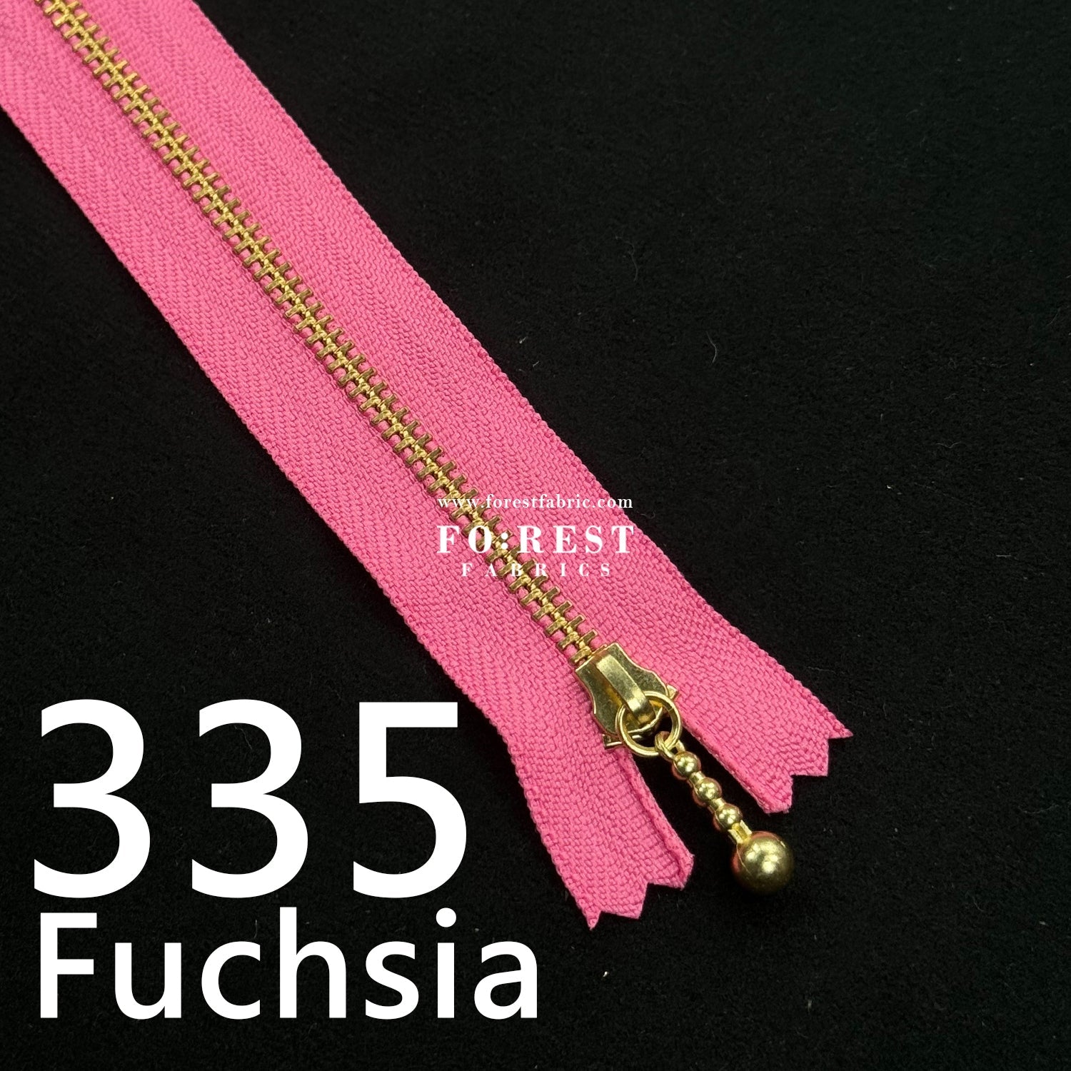 YKK 12cm Zipper Golden - FO:REST Fabric 布恩堂Liberty fabrictana lawnjapanese fabricykk zipper
