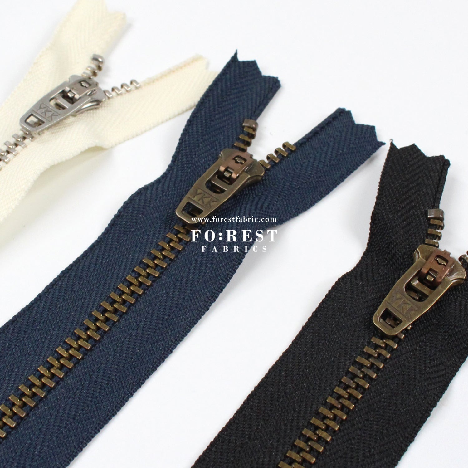 YKK 14/18cm Pants/Jeans Zipper 褲拉鏈 - FO:REST Fabric 布恩堂Liberty fabrictana lawnjapanese fabricykk zipper