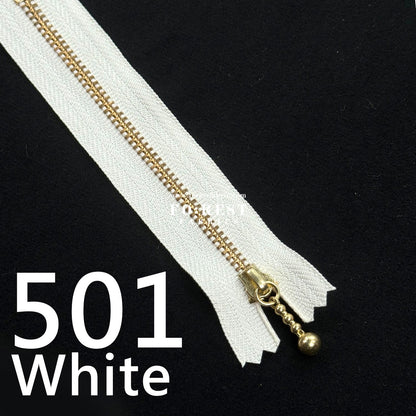 YKK 20cm Zipper Golden - FO:REST Fabric 布恩堂Liberty fabrictana lawnjapanese fabricykk zipper