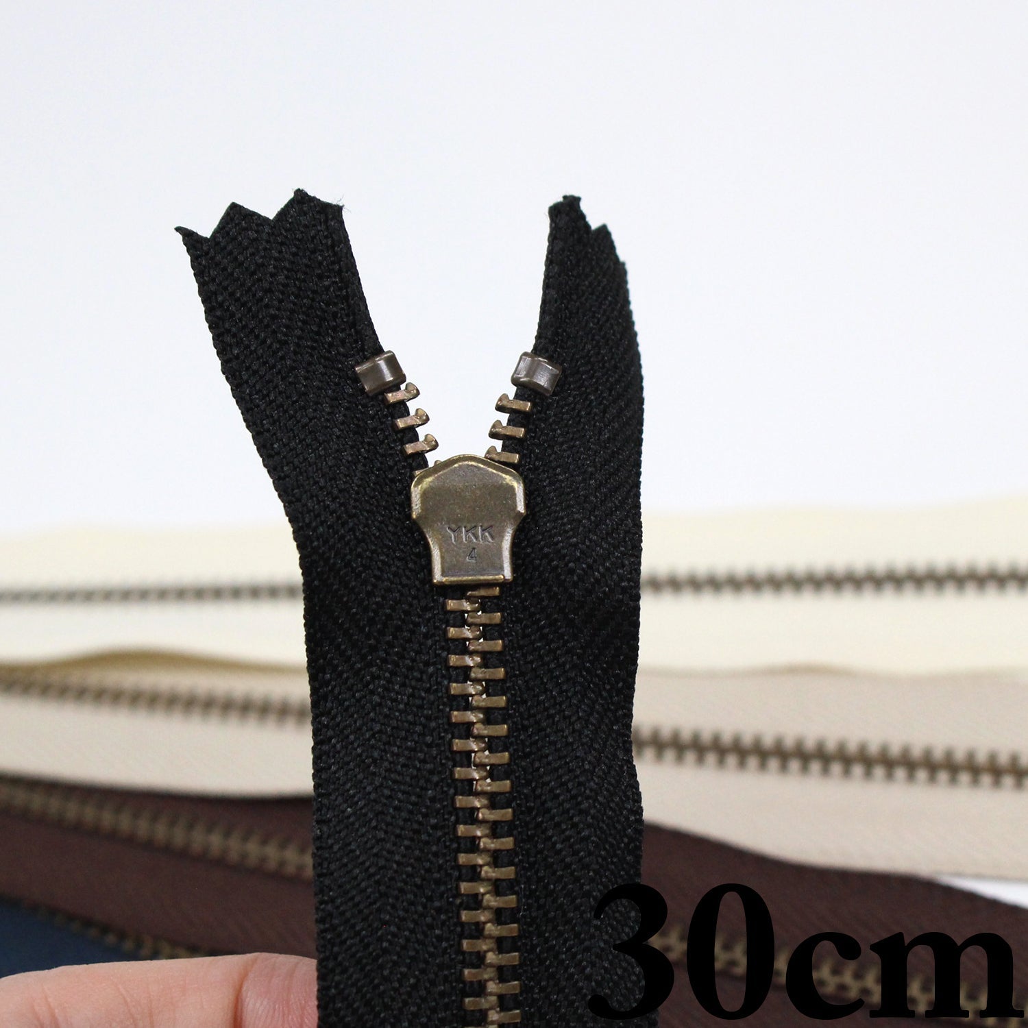 YKK 30cm Zipper Golden - FO:REST Fabric 布恩堂Liberty fabrictana lawnjapanese fabricykk zipper