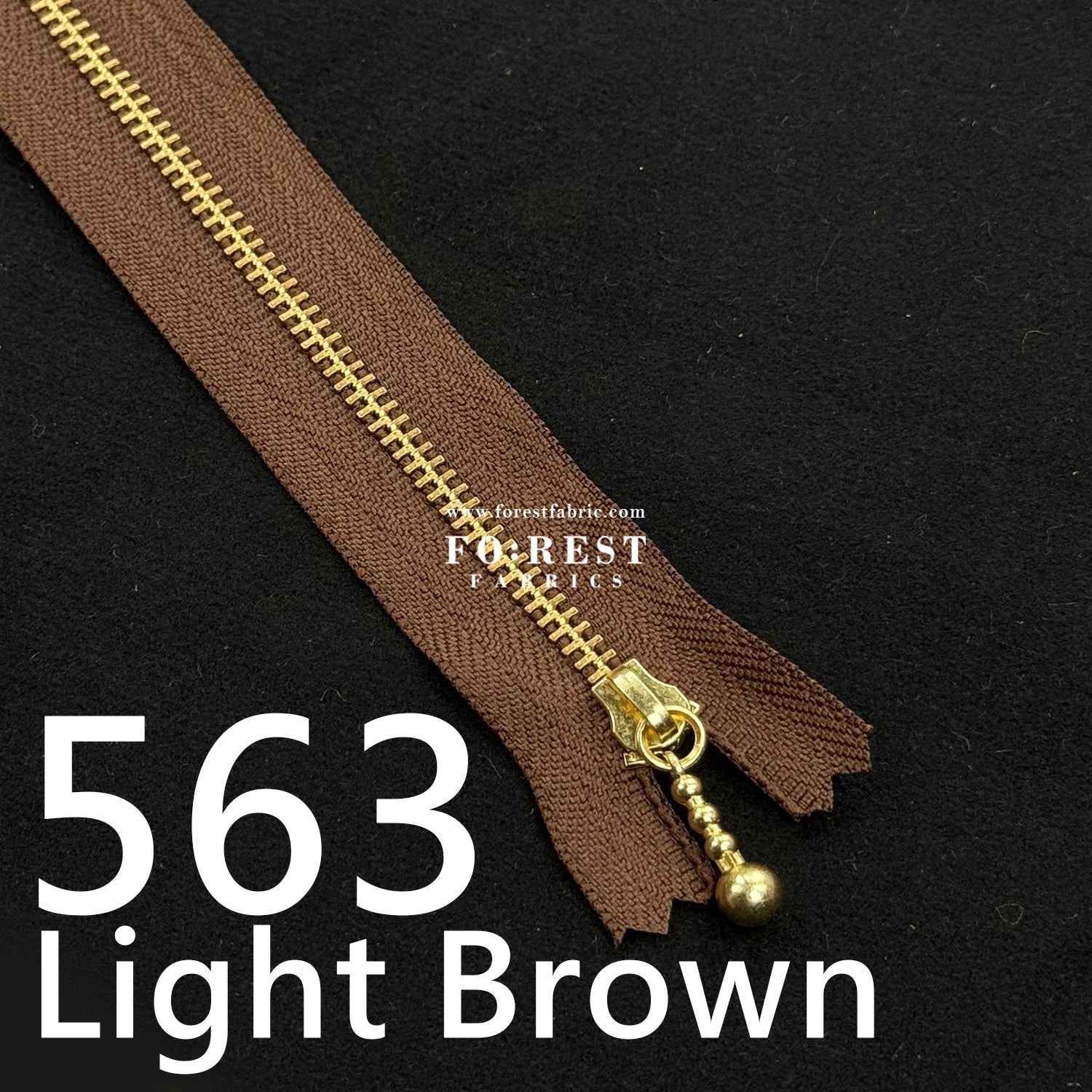 YKK 30cm Zipper Golden - FO:REST Fabric 布恩堂Liberty fabrictana lawnjapanese fabricykk zipper