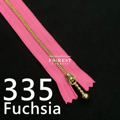YKK 30cm Zipper Golden - FO:REST Fabric 布恩堂Liberty fabrictana lawnjapanese fabricykk zipper