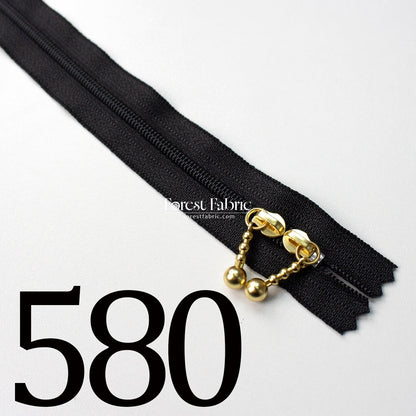 YKK 40cm Double - sided Zipper Golden - FO:REST Fabric 布恩堂Liberty fabrictana lawnjapanese fabricykk zipper