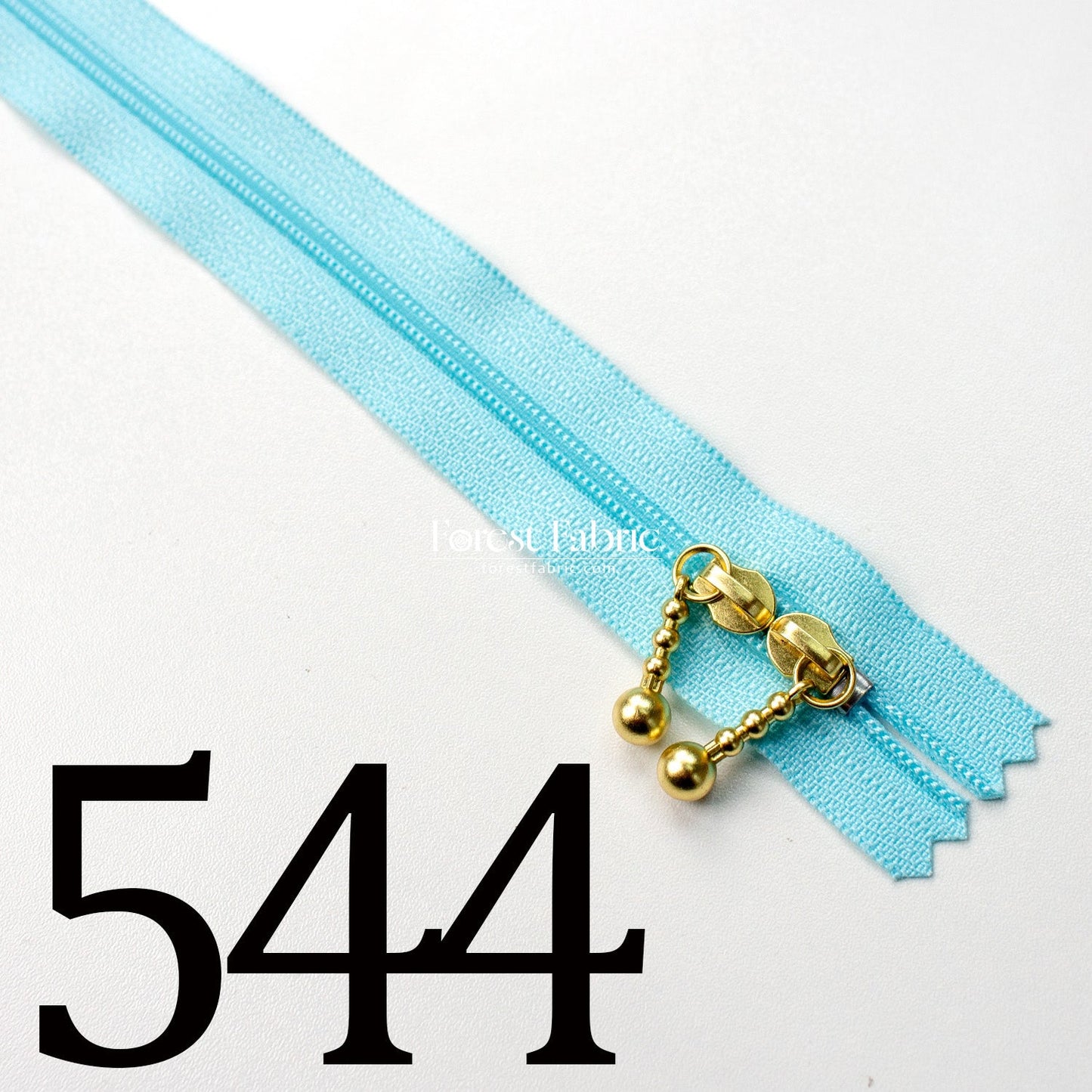 YKK 40cm Double - sided Zipper Golden - FO:REST Fabric 布恩堂Liberty fabrictana lawnjapanese fabricykk zipper