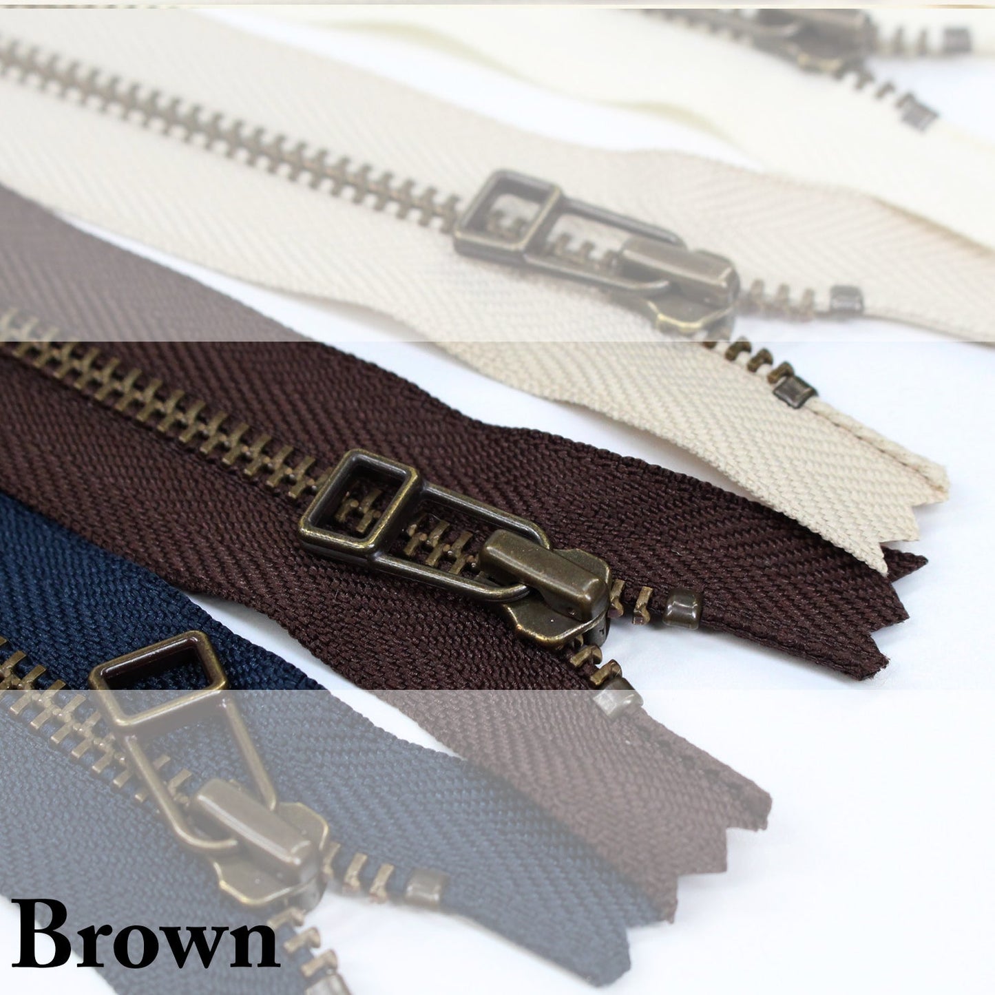 YKK 40cm Zipper Golden - FO:REST Fabric 布恩堂Liberty fabrictana lawnjapanese fabricykk zipper