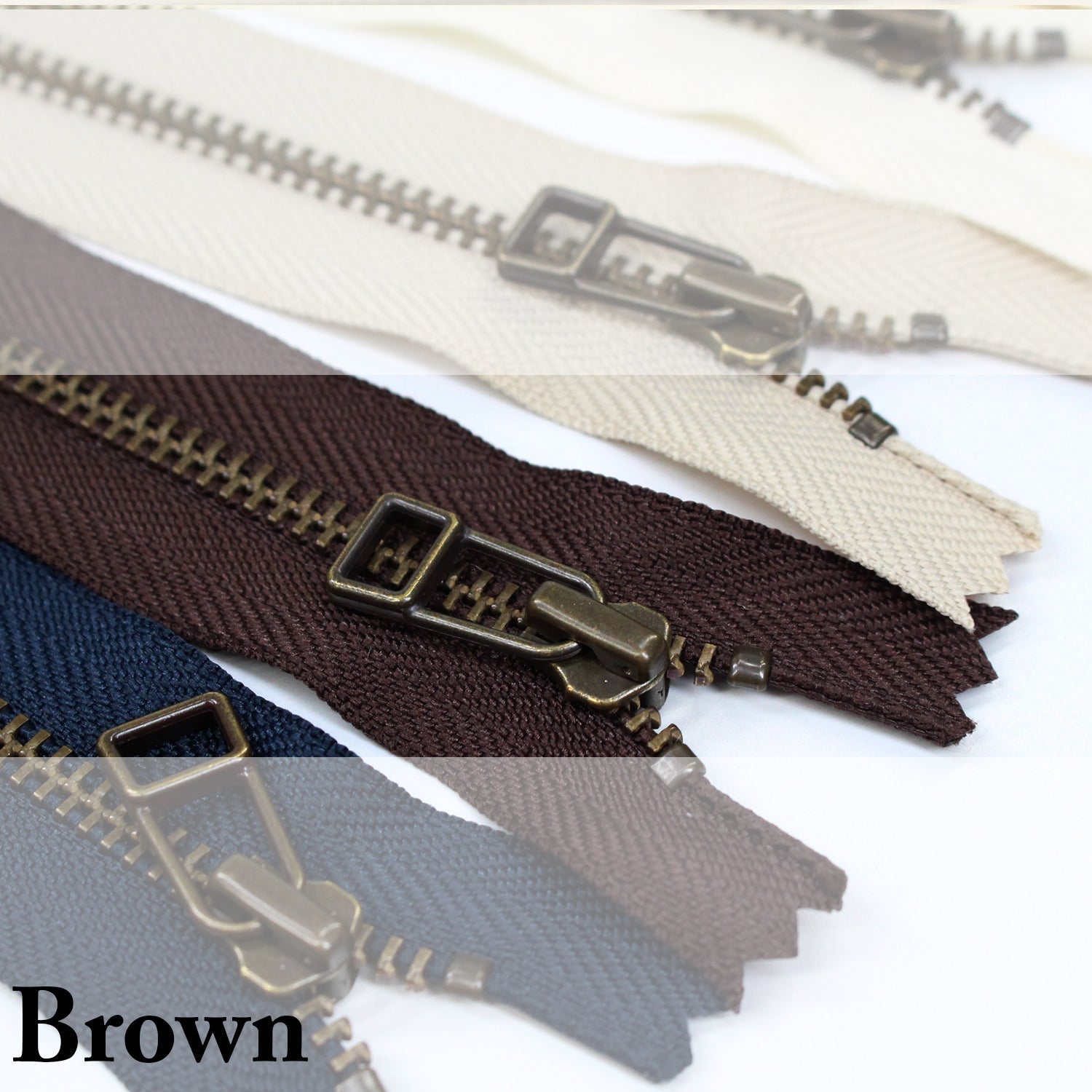 YKK 40cm Zipper Golden - FO:REST Fabric 布恩堂Liberty fabrictana lawnjapanese fabricykk zipper