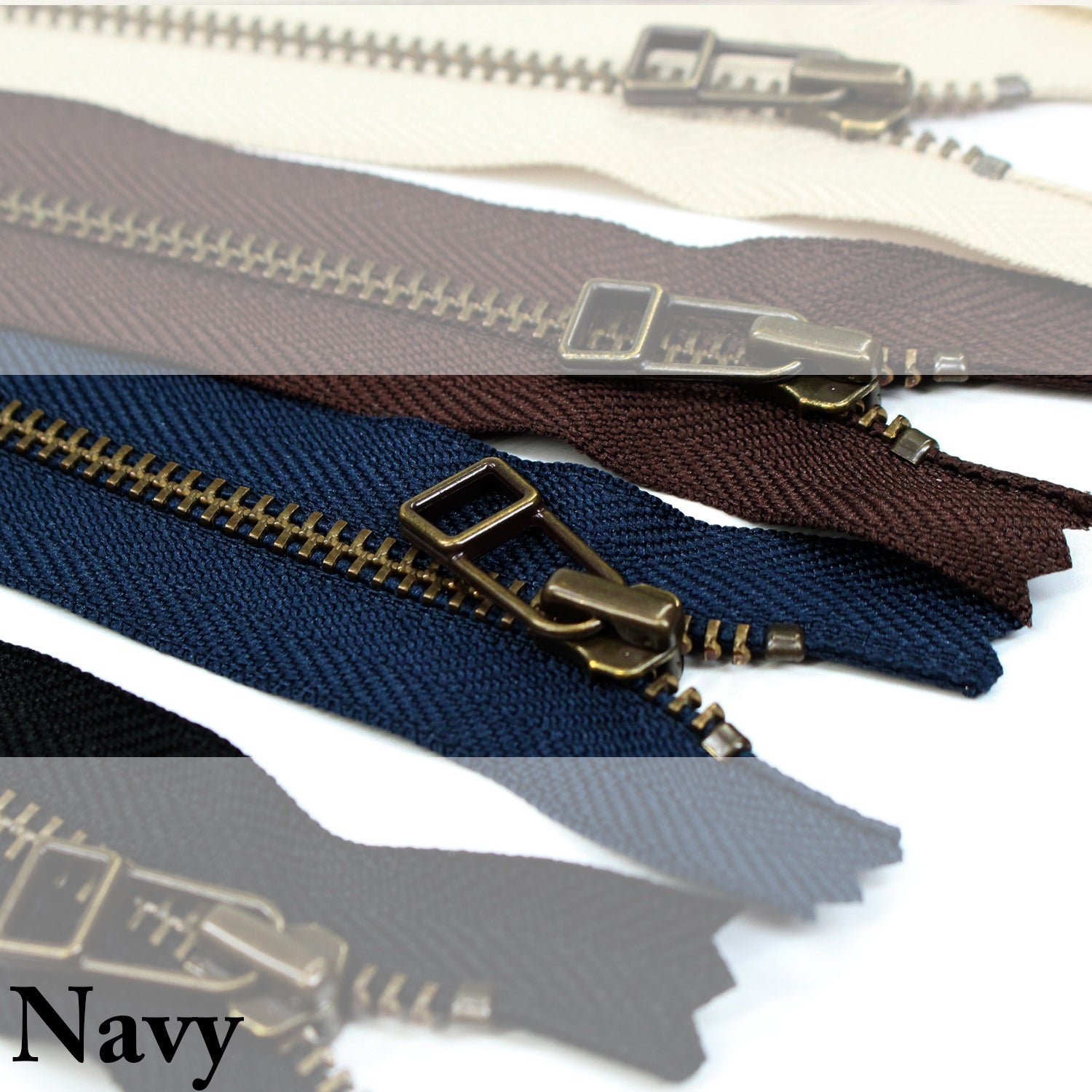 YKK 40cm Zipper Golden - FO:REST Fabric 布恩堂Liberty fabrictana lawnjapanese fabricykk zipper
