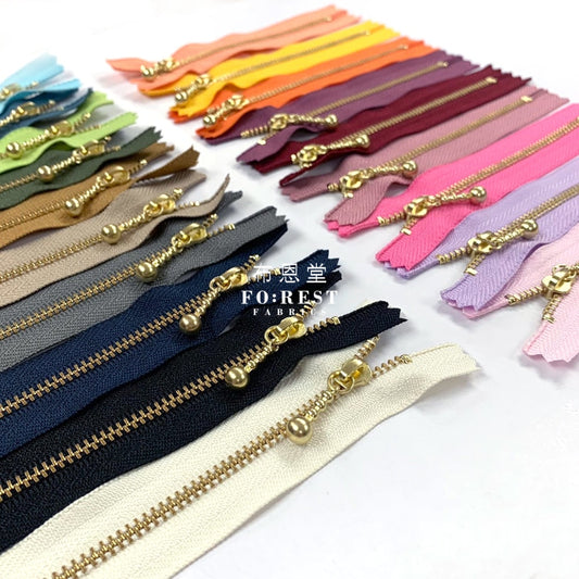 Ykk Zipper Golden 12Cm