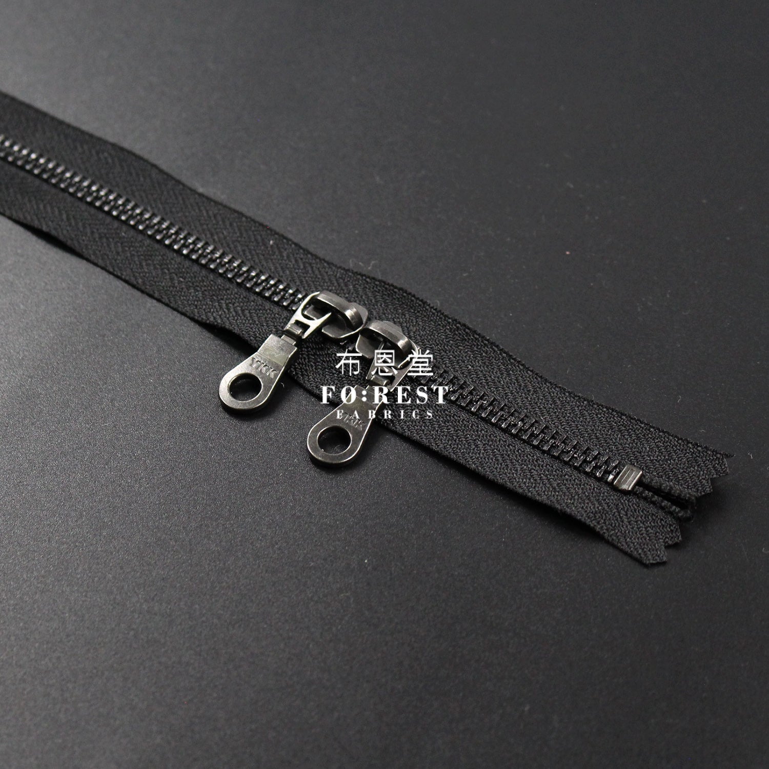 YKK60cm double silder Zippers - FO:REST Fabric 布恩堂Liberty fabrictana lawnjapanese fabricykk zipper