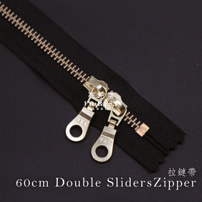 YKK60cm double silder Zippers - FO:REST Fabric 布恩堂Liberty fabrictana lawnjapanese fabricykk zipper