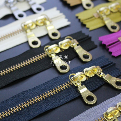 YKK60cm double silder Zippers - FO:REST Fabric 布恩堂Liberty fabrictana lawnjapanese fabricykk zipper