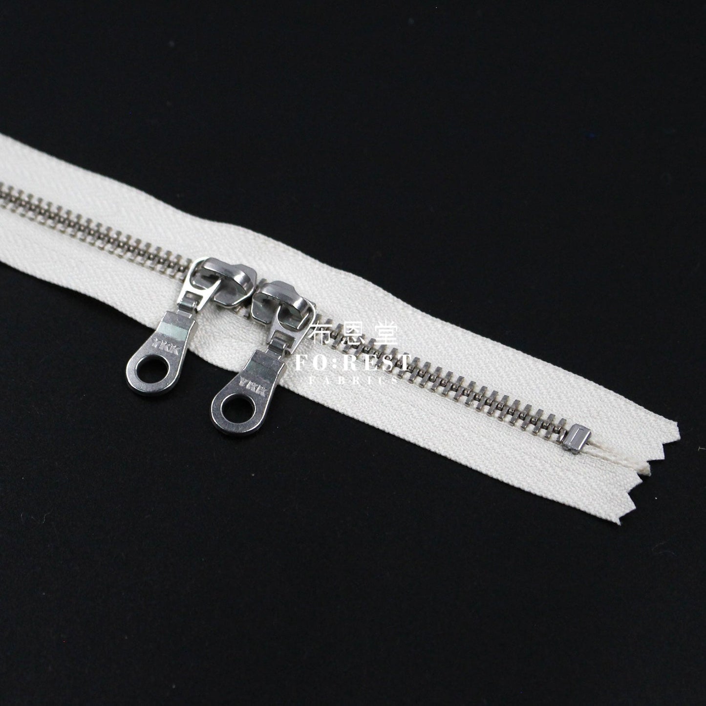 YKK60cm double silder Zippers - FO:REST Fabric 布恩堂Liberty fabrictana lawnjapanese fabricykk zipper